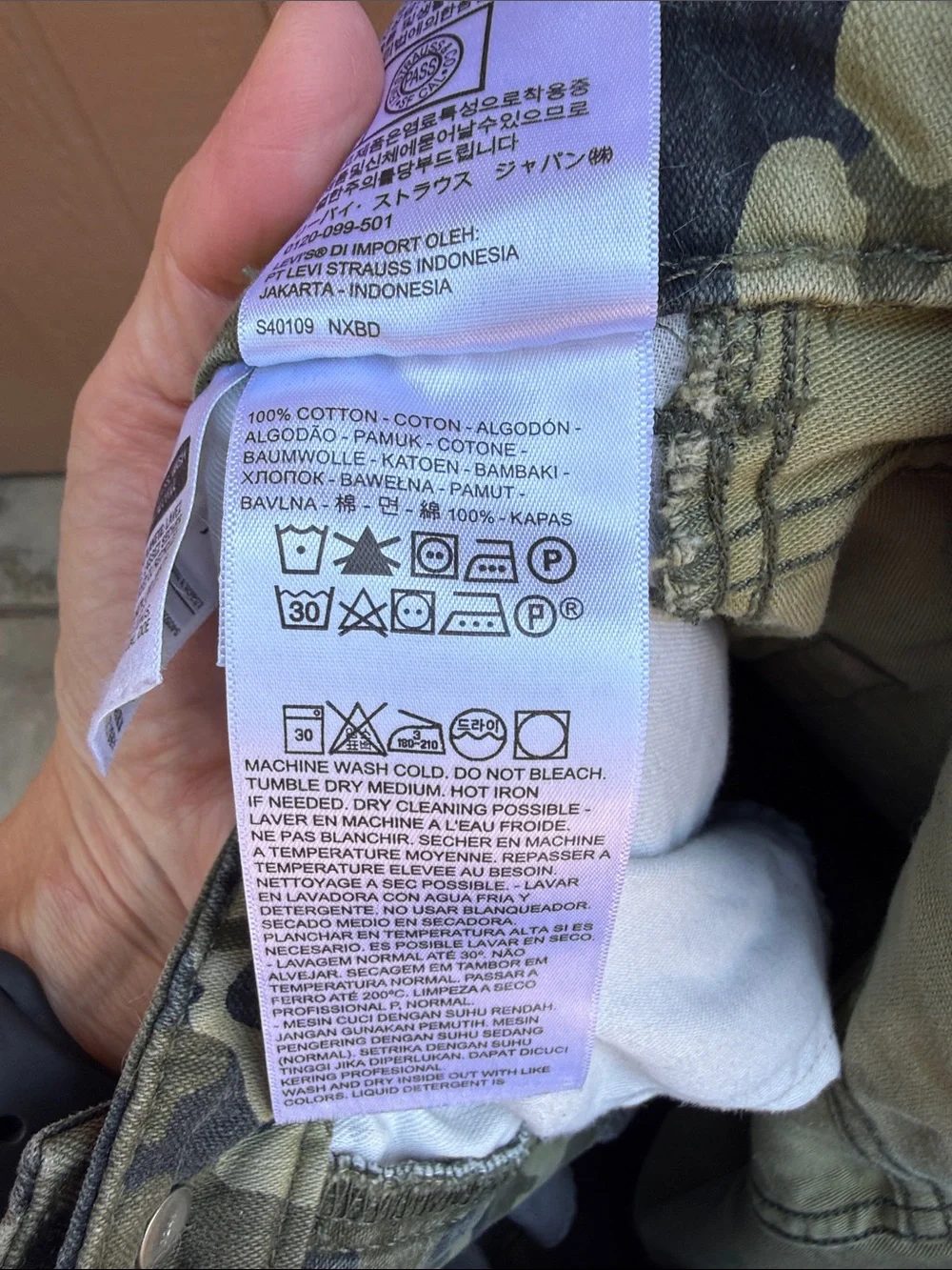 Levi's Camo Pants